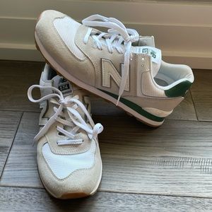 New Balance 574 (ML574TD2) White/Grey/Forest Green